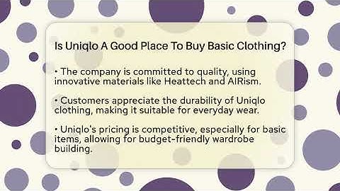 Is Uniqlo A Good Place To Buy Basic Clothing? - The Sharp Dressed Gent