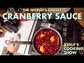 10minute easy cranberry sauce  kenjis cooking show