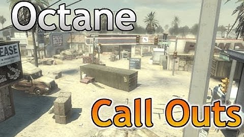 COD Ghost Map Callouts: Octane (MLG Competitive Map)