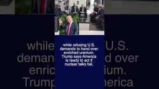 Trump Threatens Iran — Tehran Fires Back !
