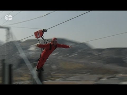 The Longest Zip Wire in Europe | Euromaxx