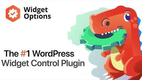 Widget Options Free Plugin Overview