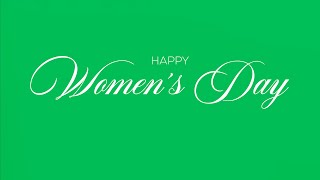 Happy Women's Day Text Animation | 8Th March | 4K | Global Kreators