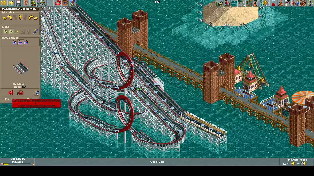 Barony Bridge OpenRCT2 YouTube