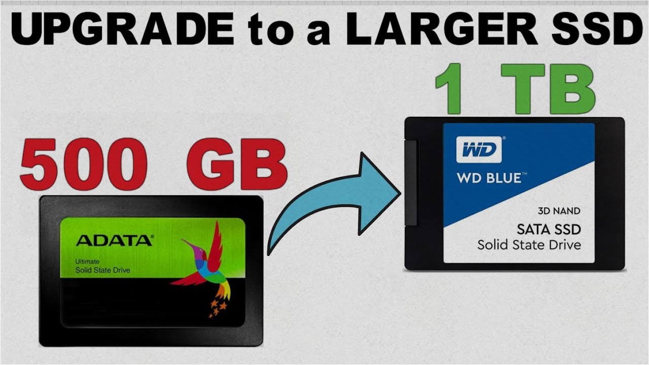 Upgrade your Old HDD with a Bigger SSD - YouTube
