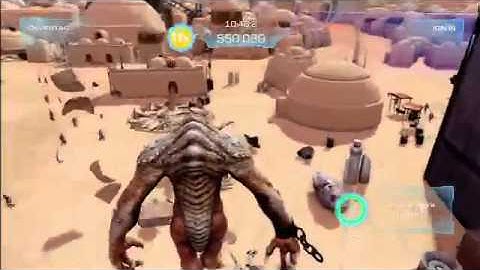 Kinect Star Wars - Gamescom 2011 Rancor Broll