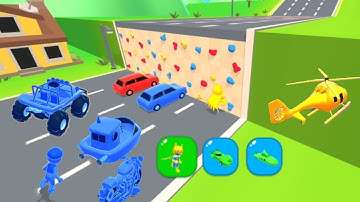 Shape-Shifting 🚲🚁🛶🚗 Game | Level - 330 | Gameplay Walk-through #gaming #shapeshifting #shorts #games