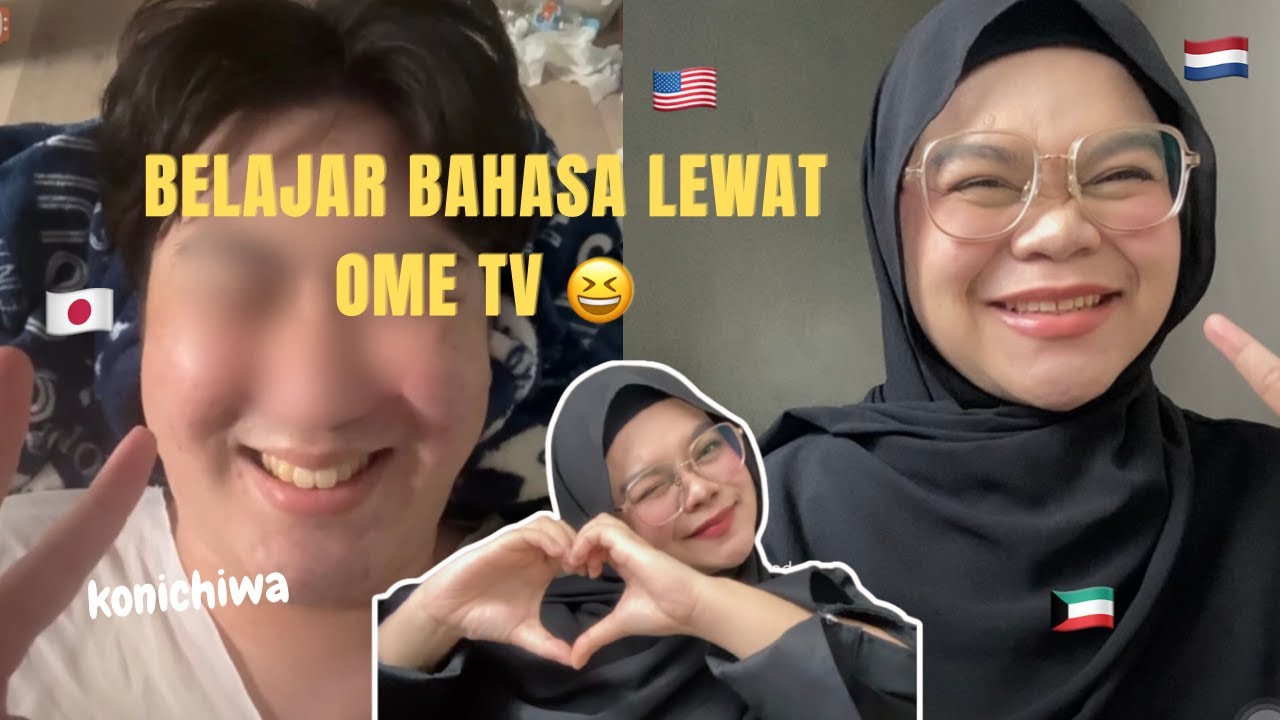 My first time on OmeTV! Learning Languages with Strangers 😆