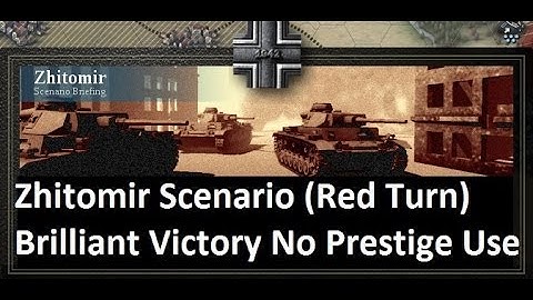 Lets Play: Unity of Command: Red Turn Scenario - Zhitomir Brilliant Victory (HD)