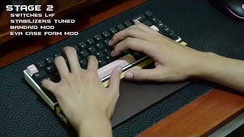 Tecware B68 | Gateron Black | Stage 2 Sound Test