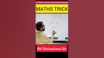 Simplify tricky exponent || RK Shrivastava Sir || Maths #exponents #mathstricks #rksrivastav #shorts