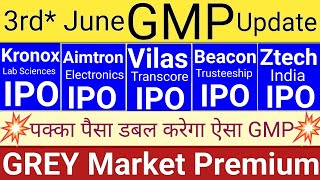 Kronox Lab Science IPO | Beacon Trusteeship IPO | Stock Market Tak | Upcoming IPO in June 2024