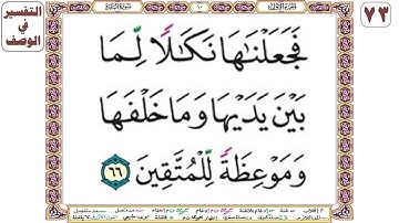 فجعلناها نكالا لما بين يديها وما خلفها وموعظة للمتقين - سورة البقرة آية 66 - بصوت الحصري
