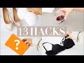 13 CHEAP LIFESTYLE & BEAUTY HACKS - Red Wine Spill, Dandruff, & Bra Pads??