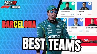 BEST TEAMS FOR F1 FANTASY - BARCELONA 2026