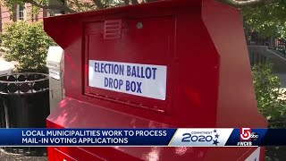 Mass. towns setup ballot boxes to collect mail-in voting