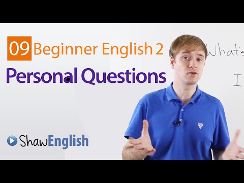 Video: How To Ask A Personal Question