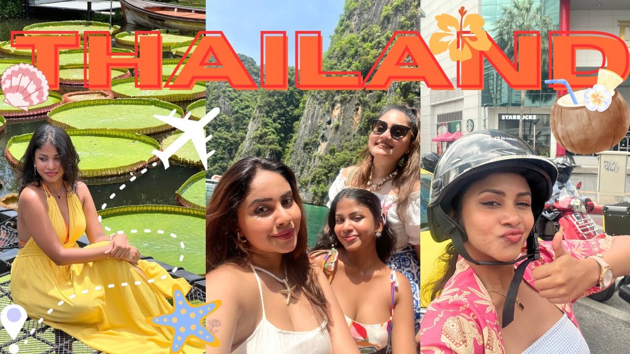 Girls trip to Thailand 🌺🧉| එහෙදි driverට වුන වැඩේ 🤪🛵 | phuket vibes