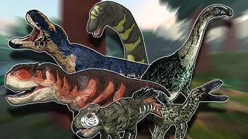 Survive 100 DAYS to Unlock These NEW DINOSAURS! | Dinosaur Simulator