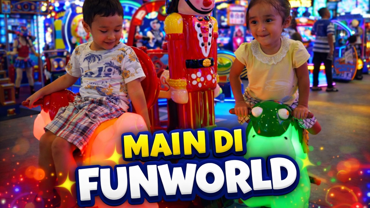 Main Seru di Fun World Kota Wisata 🎠 Banyak Wahana Favorit! - YouTube