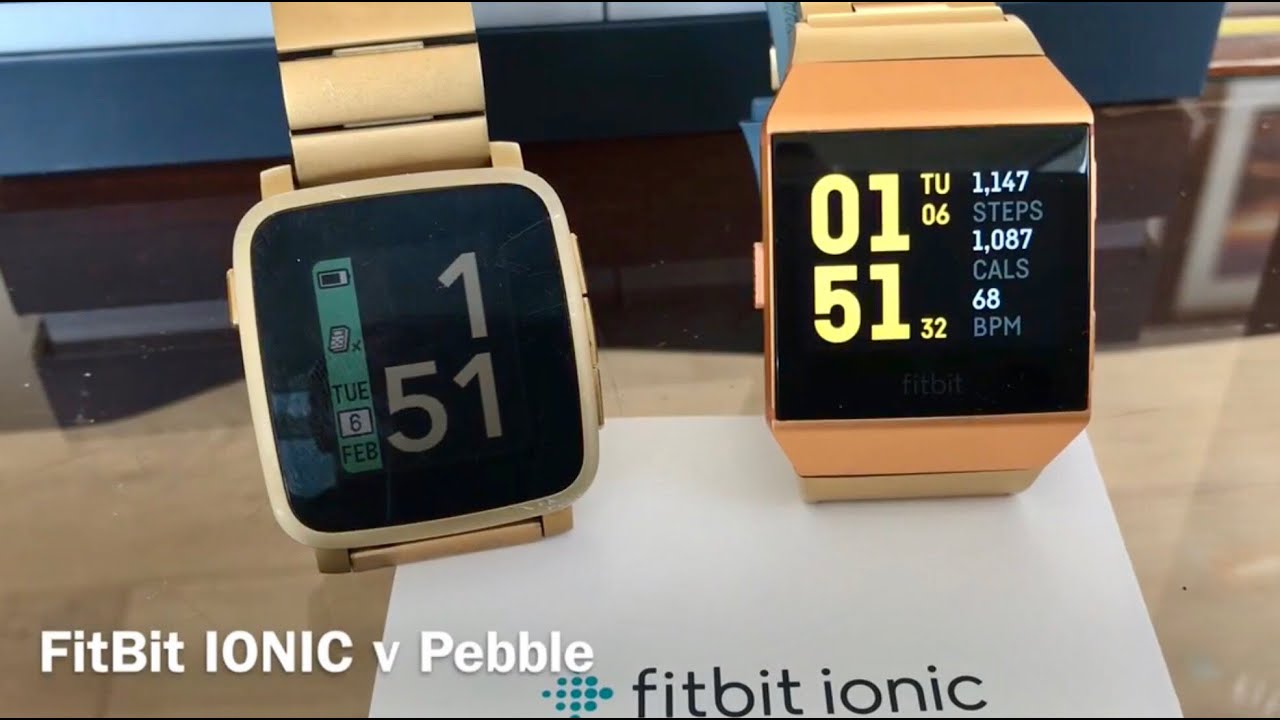FitBit IONIC v Pebble: A Good 