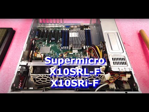 Supermicro X10SRL-F & X10SRi-F Server Motherboard Overview | CSE-825 DDR4 Memory Install Configure