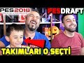 TAKIMLARI OĞLUM SEÇTİ! | PES 2018 PESDRAFT