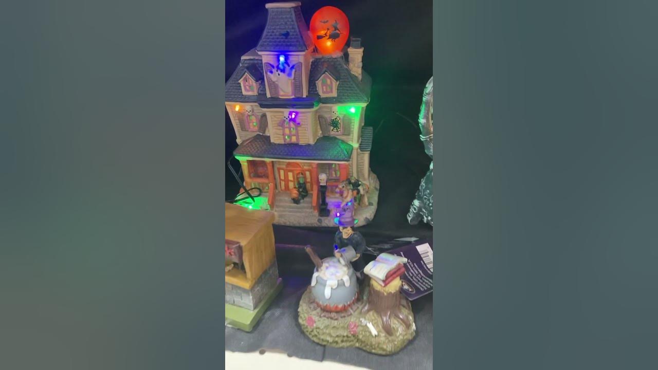 Halloween selection at Menards crazy Halloween village YouTube