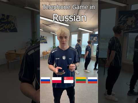 WAYNE IS TROLLING 😂 Russian Telephone Game  #valorant #language #challenge  #vct2026 #teamliquid