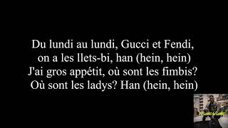 Niska   Du lundi au lundi (Lyrics/Paroles)