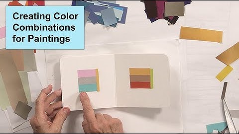 Creating Color Combinations for Paintings / Art with Adele
