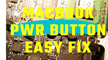 Repairing the power button of an Macbook Pro A1278