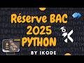 🔥 Correction Réserve Bac 2025 | Python (Matrice)