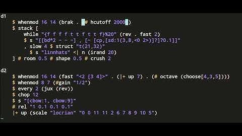 tidalcycles - more cbow samples