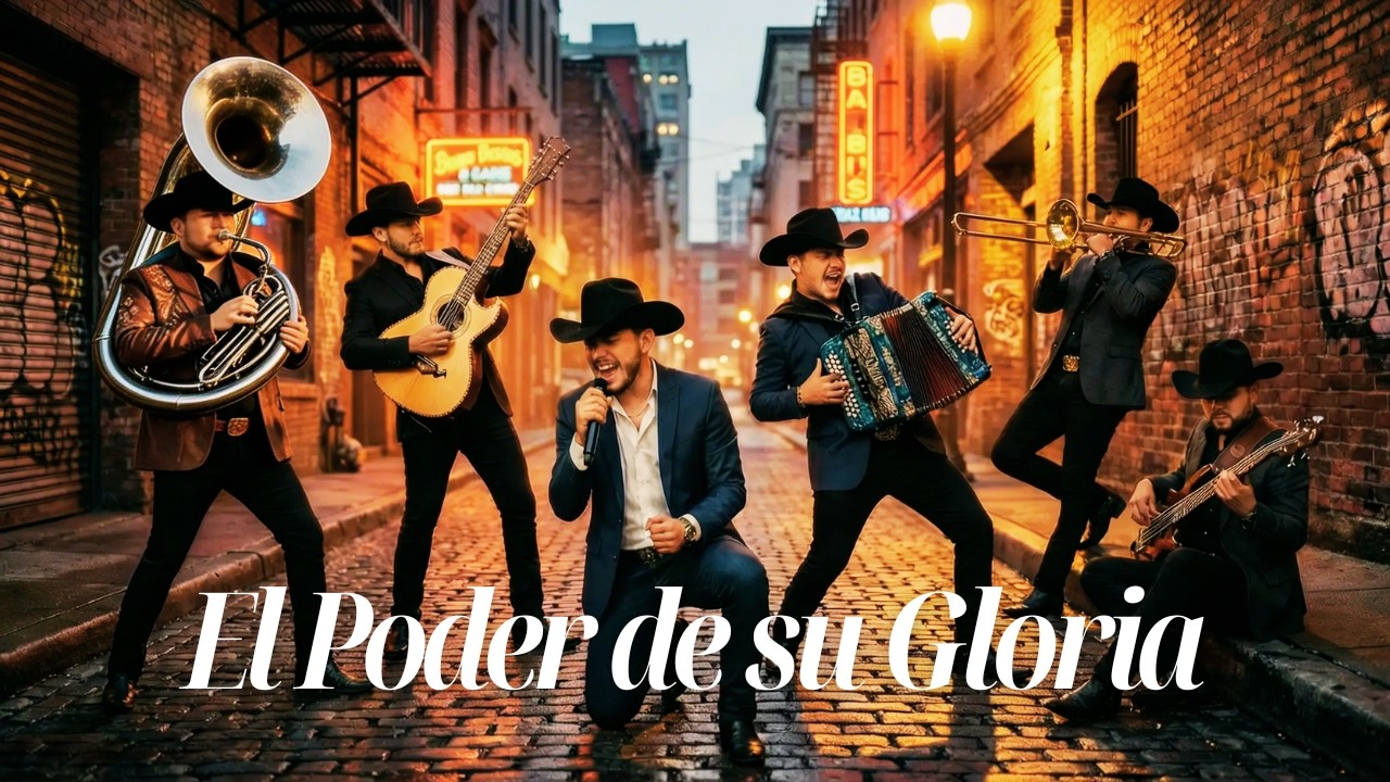 Corridos Tumbados Cristianos El Poder de su Gloria Banda Norteña Regional Mexicano