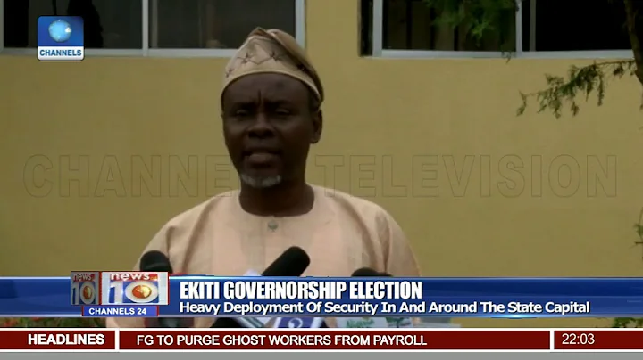 INEC Says It Is Ready For Ekiti Governorship Election