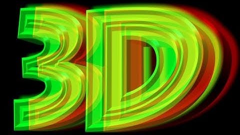 3D Anaglyph Video!!!