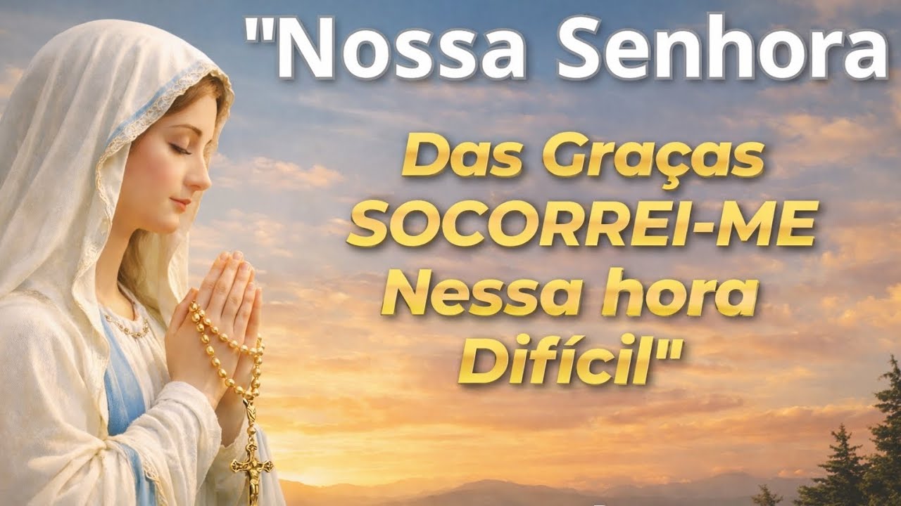NOSSA SENHORA DAS GRAÇAS SOCORREI-ME NESTA HORA TÃO DIFÍCIL!