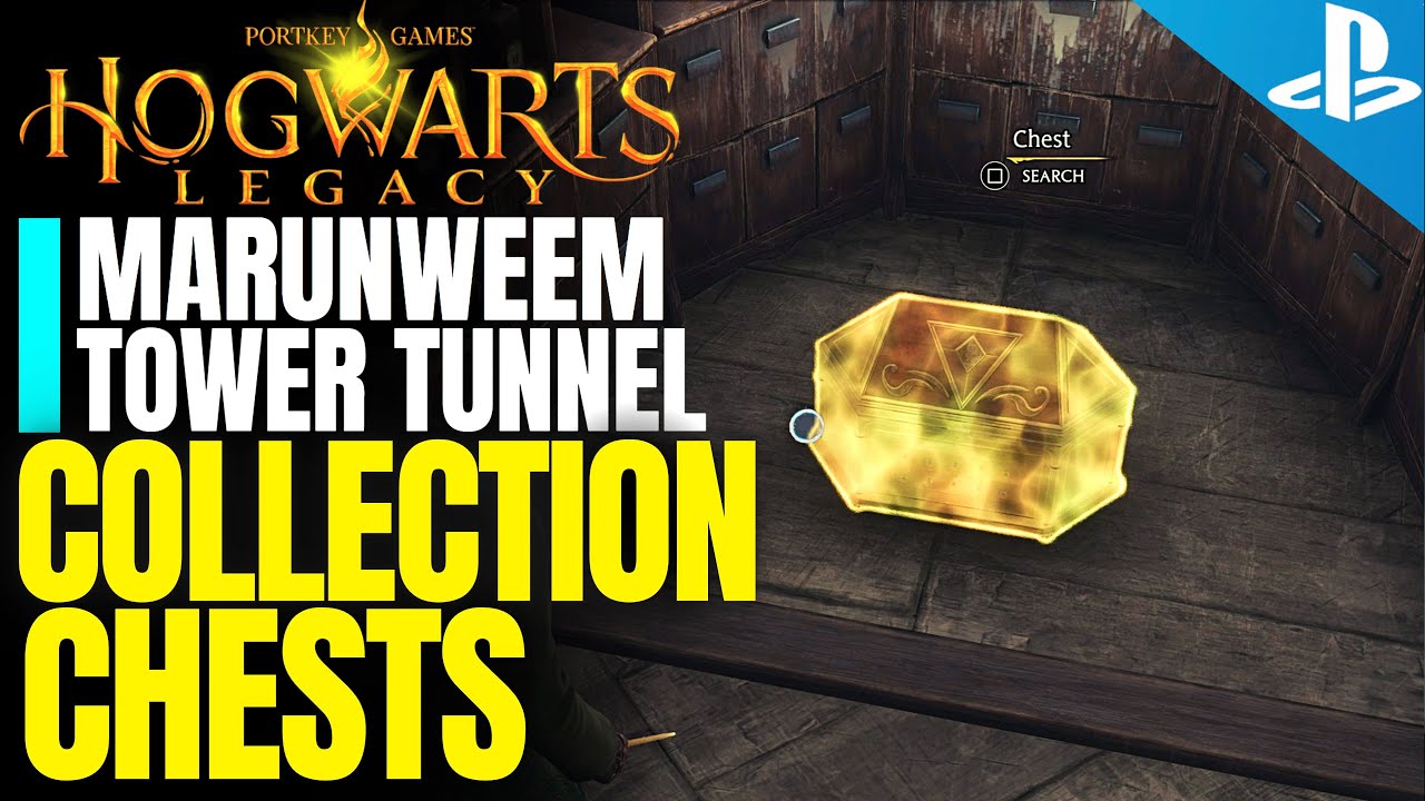 Collection Chests and how to exit Tower Tunnel Hogwarts Legacy YouTube