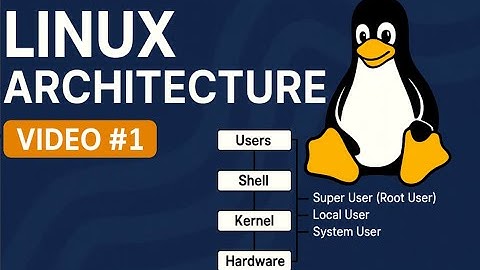 Linux Architecture Explained Video #1