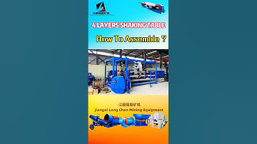 4 Layers Shaking Table, How to Assemble?