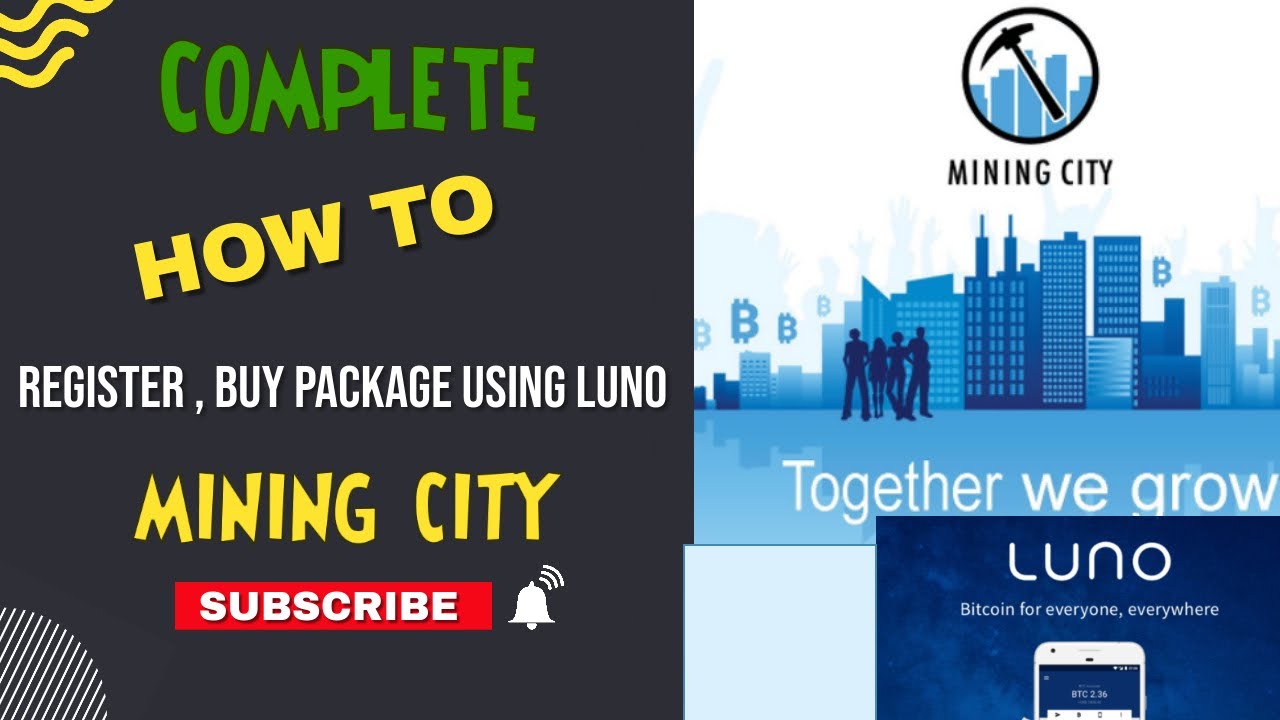 How to Register and Buy Package in Mining City - YouTube