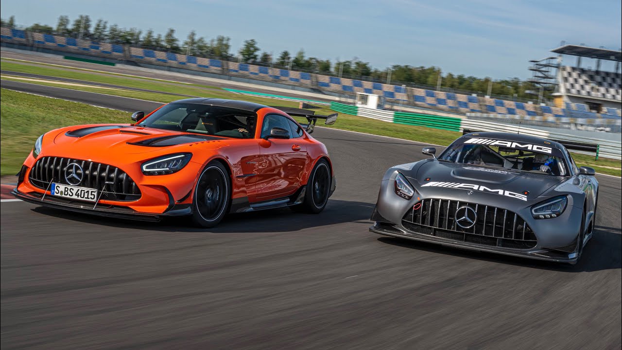 Mercedes Amg Gt Black Series Vs Amg Gt3 21 Inspired By A Race Car Youtube
