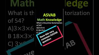Common asvab Question. #asvab #maths #testprep #asvabprep