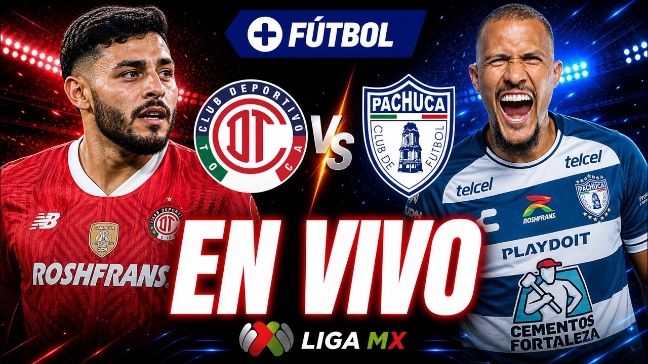 🔴 TOLUCA VS PACHUCA EN VIVO | LIGA MX PLAYOFFS - CUARTOS DE FINAL 2026 ...