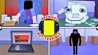 DOORS : The Archives But Terrible - Full Walkthrough | ROBLOX