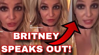 Britney Spears Speaks Out About Turbulent Dramatic Year. 