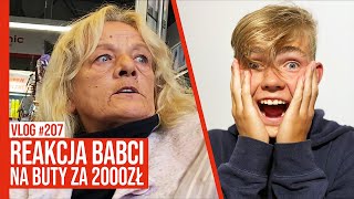 REAKCJA BABCI NA BUTY ZA 2000zł / VLOG 207