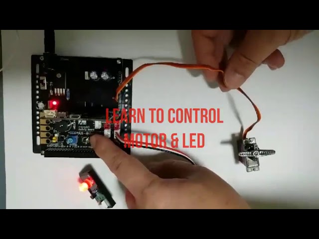ตัวอย่างการใช้งาน Microbit กับ servo motor เครื่องมือที่ใช้เรียนรู้ในค่ายนักประดิษฐ์