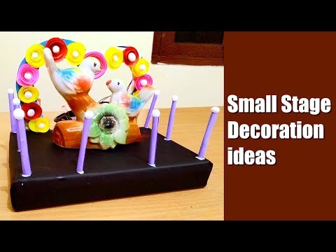 Small Stage Decoration ideas | diy crafts for home decor | handmade decoration ideas for home